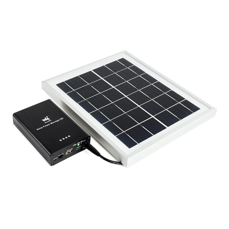 Imagem -06 - Módulo de Gerenciamento de Energia Solar Waveshare para Painéis Solares de 624v Proteção de Circuitos Bateria 10000mah Embutida