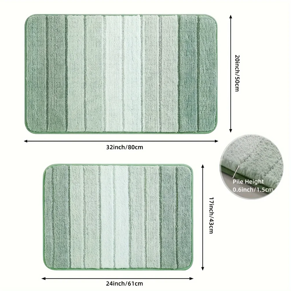Elegance Bathroom Rugs Non Slip Ultra Soft Bath Mat Quick Drying and Water Absorbent Bath Carpet for Bedroom Floor Living Room