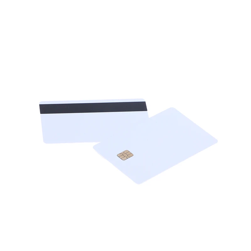 5 Pcs Sle4442 Chip Blank Smart Card With Magnetic Strip Hico 3 Track Inkjet PVC Contact Type Composite IC Card