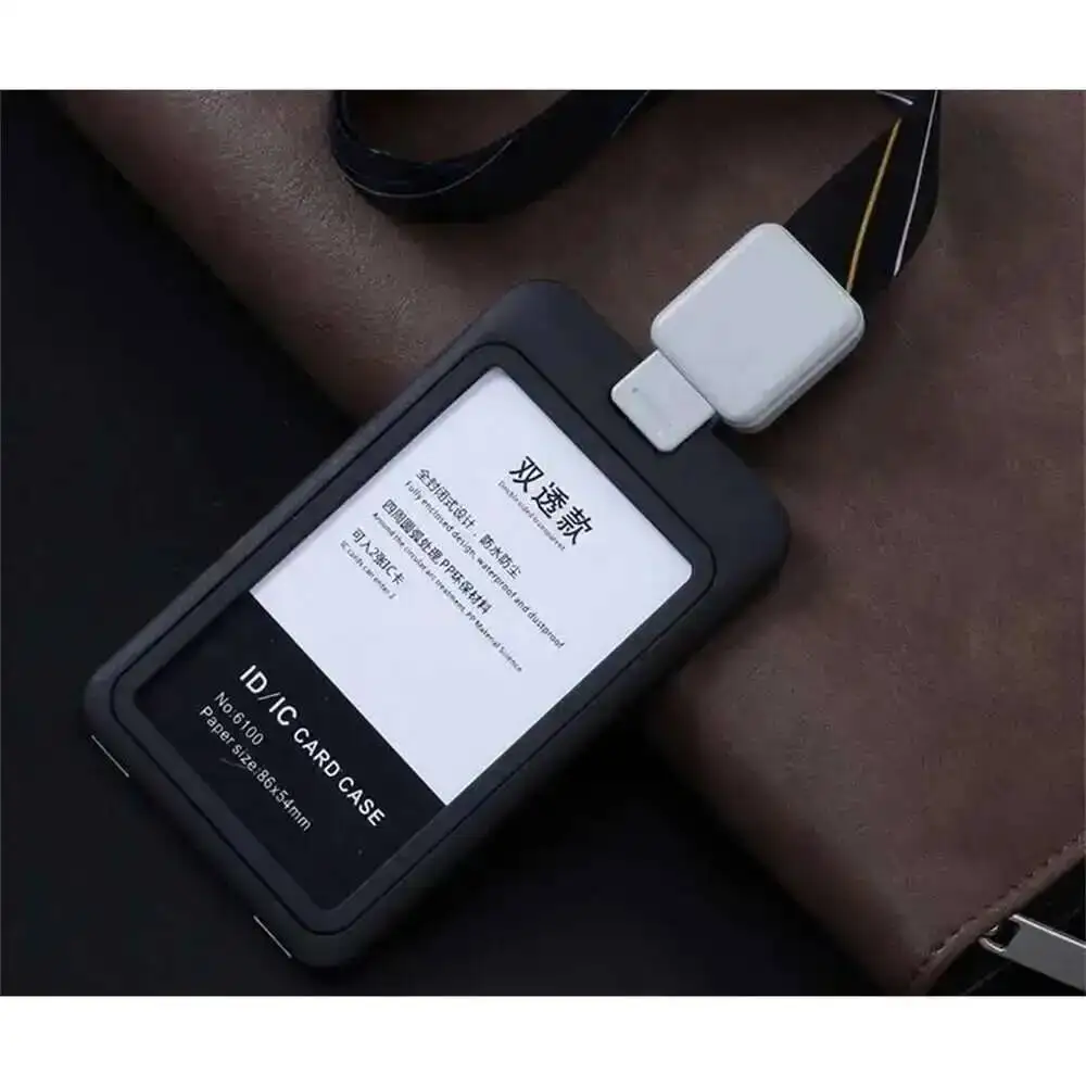 

2Pcs Safe Reel Sling Name Badge Badge Custom Card Cover With Suspension Lanyard Cord For Doctor Nurse Student Staff