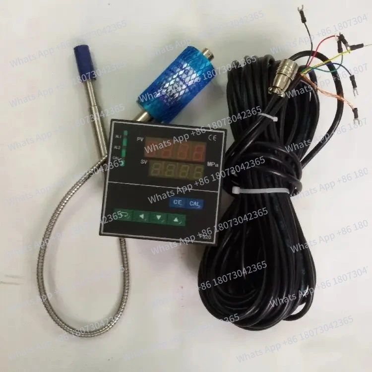 

PT123-50MPa-1/2 UNF+PS20 Высокотемпературный датчик давления расплава с манометром PT123 50MPA 1/2UNF +PS20