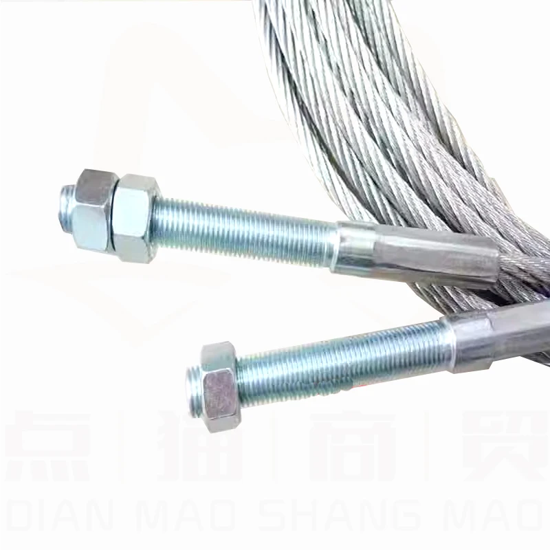 1 Piece  Car elevator 8mm, 9mm, 10mm steel cable lifting accessories Elevator steel cable support customization