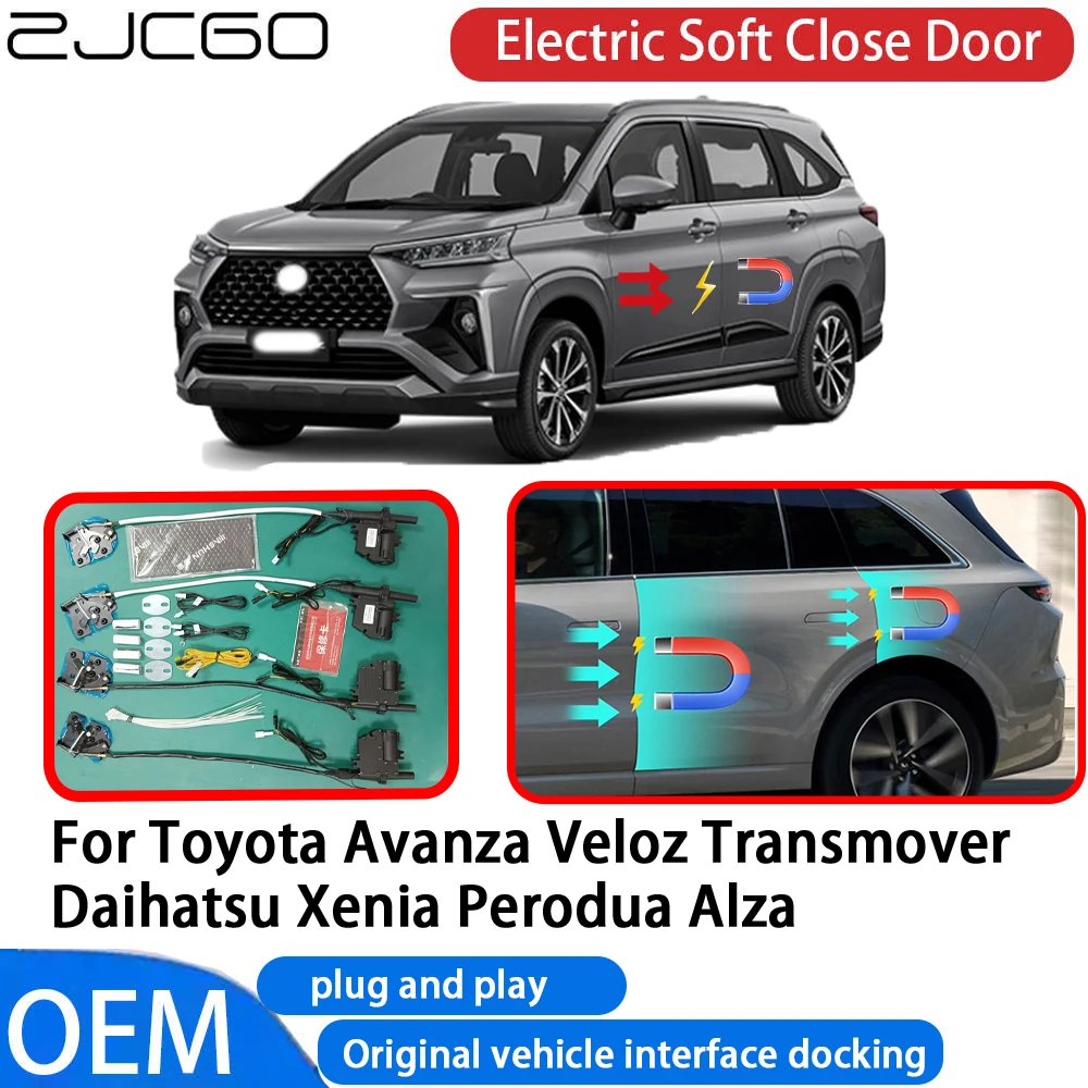 

for Toyota Avanza Veloz Transmover Daihatsu Xenia Perodua Car Automatic Electric Soft Close Door Closer System OEM Plug and Play