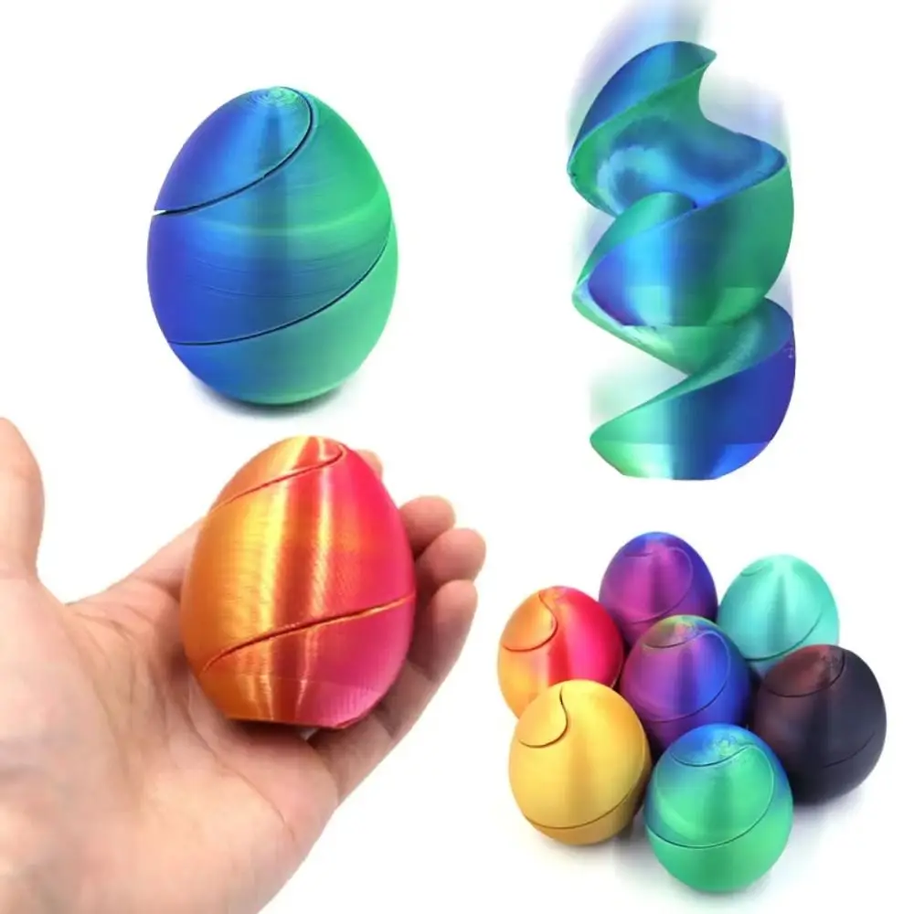 

Игрушка-непоседа, спиральная игрушка с 3D принтом, головоломка для отдыха, 3D-печать, спиральные яйца, снятие стресса, вихревая нить, иллюзия
