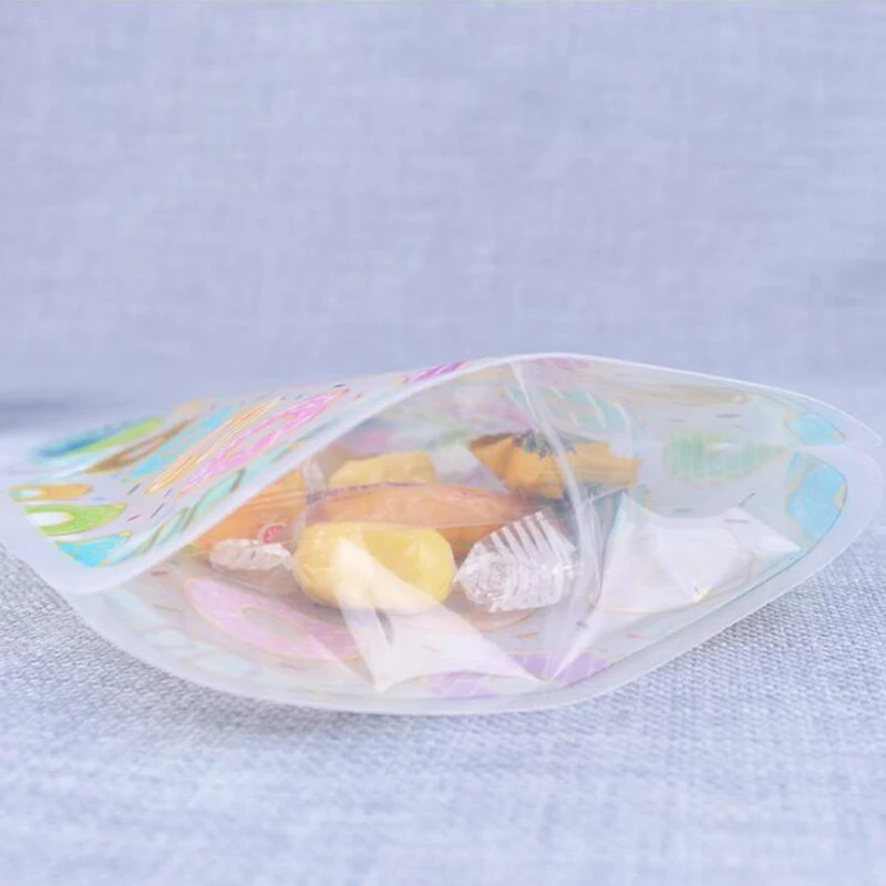 Reusable Mason Jar Zipper Bags Nuts Candy Cookies Bag Sealed Bags Fresh Food Storage Bag Zip Lock Plastic Bags Kitchen Organizer