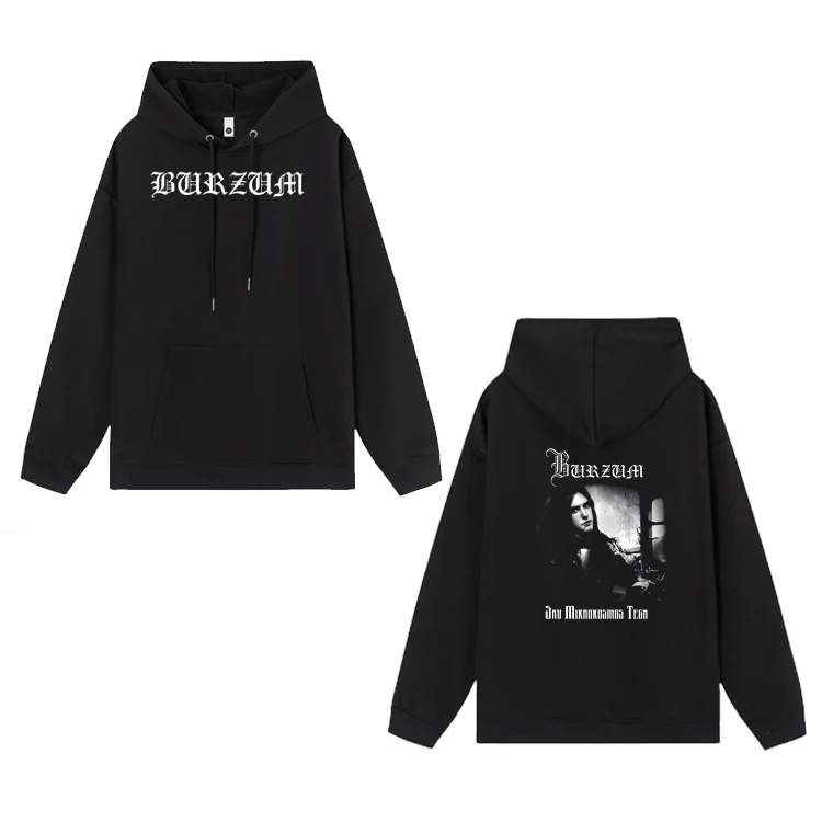 Burzum Heavy Metal  Hoodie Graphic Y2K Gifts Mens Women Hooded Sweatshirts Vintage Hip Hop Streetwear