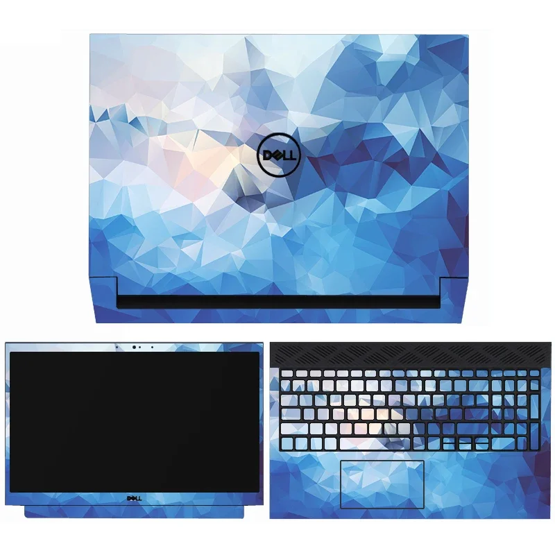 Laptop Skins for DELL G15 5520 5521 5525 5530 G16 7620 7630 Print Vinyl Stickers for DELL G15 5515 5511 5510 2021 Film