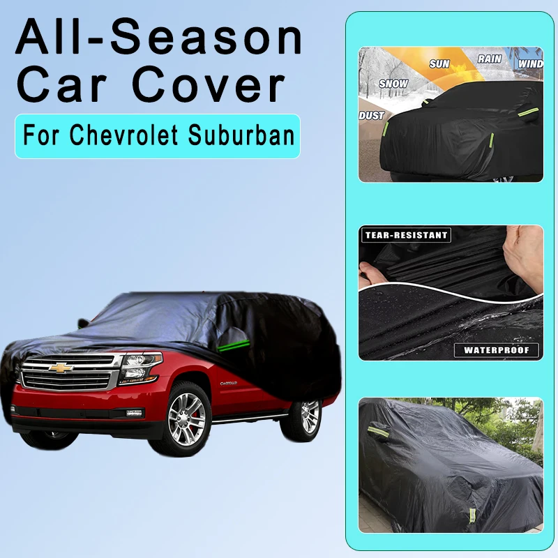 

All-Season Car Cover for Chevrolet Suburban - Outdoor Full Protection, Waterproof Dustproof Sunproof Auto Exterior Accessories