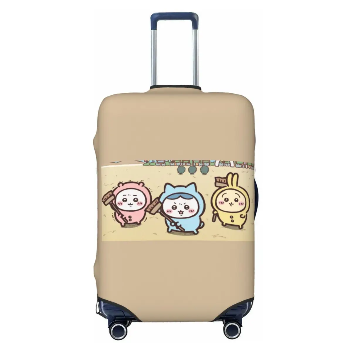 

Custom Cute Cartoon C-chiikawas Anime Suitcase Cover Elastic Popular Manga Luggage Covers Protector for 18-32 inch