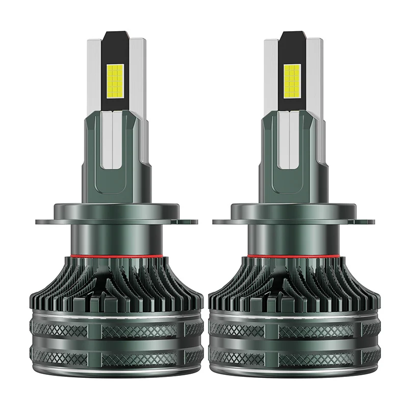 

200W Super Bright High Power H7 LED Headlight Bulb H4 H11 H1 H3 9006 HB4 9005 HB3 9012 Car Fog Light 12V 6000K White Light 2PCS