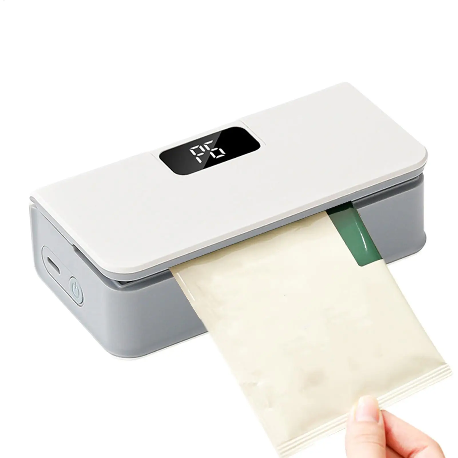 

Mini Bag Sealer Rechargeable Bag Sealer Heat Seal With Cutter And Magnet Bag Resealer Machine For Plastic Bags Snack Bags