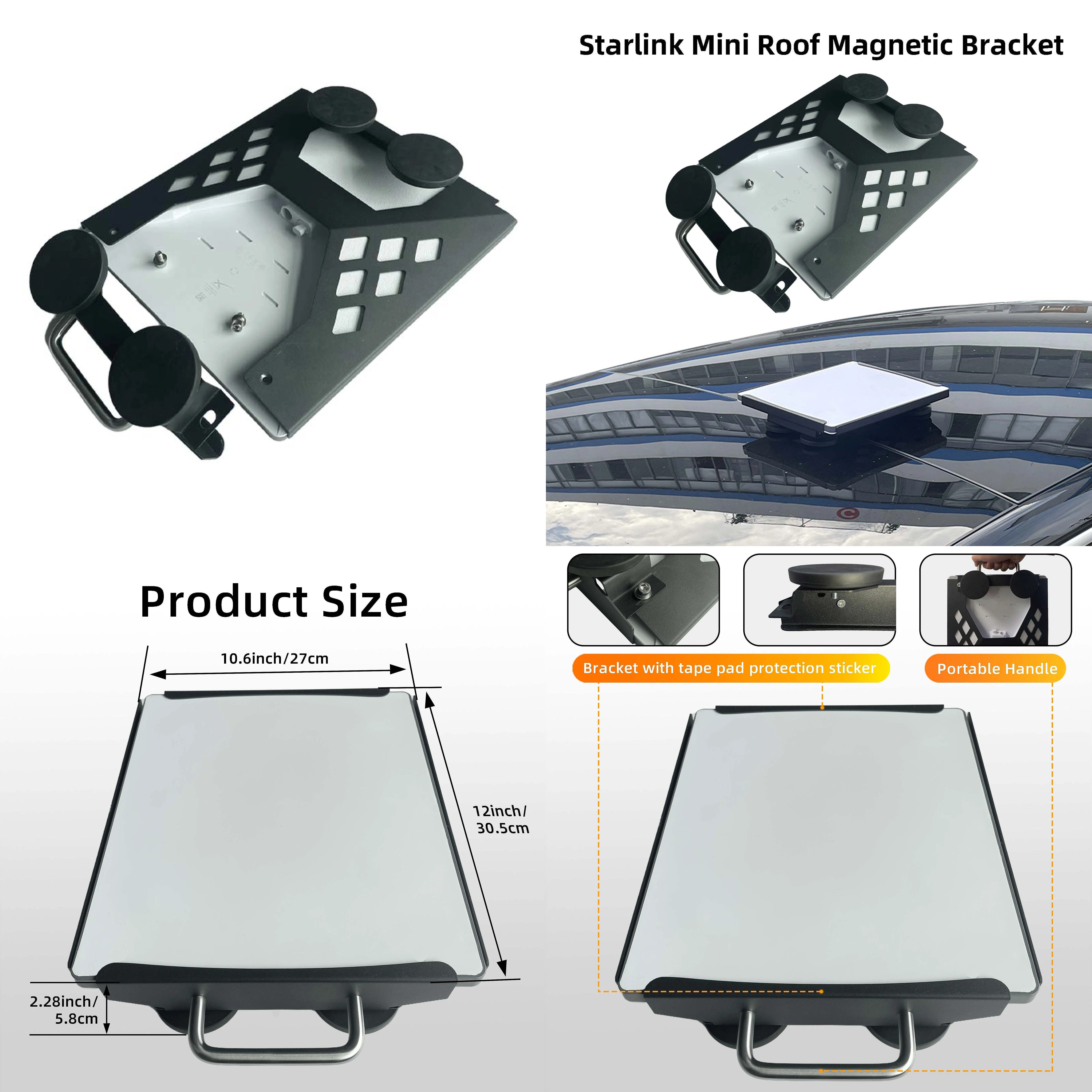 Mobile Magnetic Star Chain Mini Car Installation Metal Iron Anti-theft 50 Pounds Suction Magnet Installation Star Chain