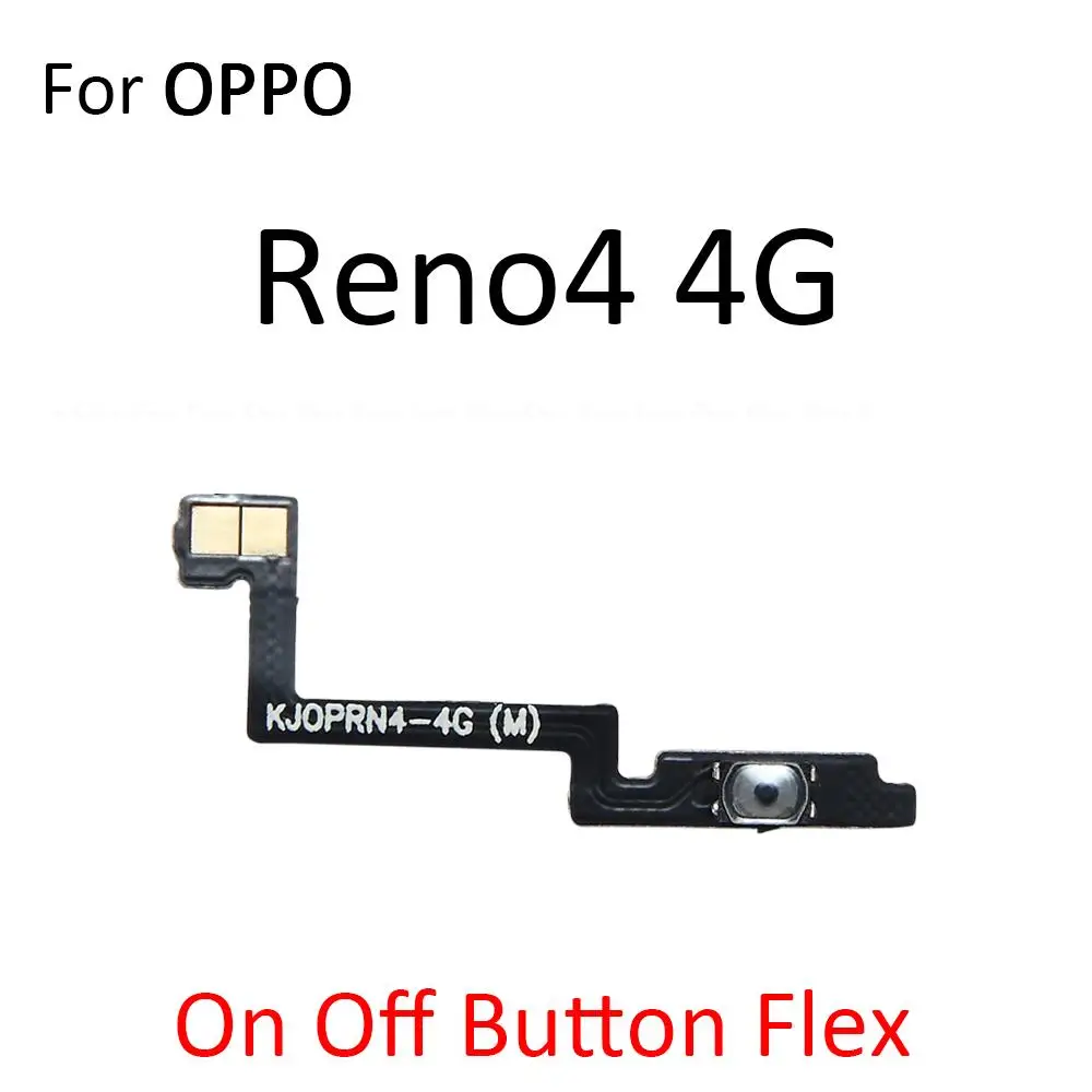 Power ON OFF Mute Switch Control Key Volume Button Flex Cable For OPPO Reno4 Lite Pro SE F Z 4G 5G Replacement Parts