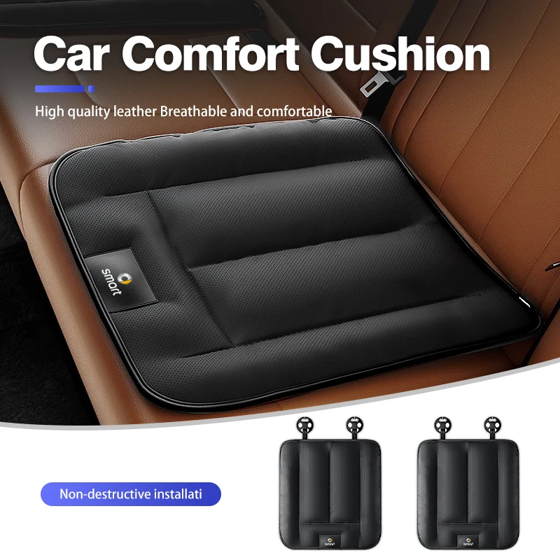 

Leather Car Seat Cover Breathable Cushion Protection Pad For Smart 452 454 Roadster Coupe Crossblade Cabrio City-Coupe