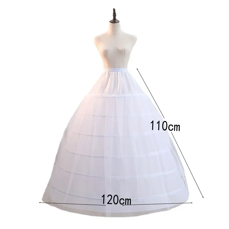 Lengthened Petticoat, Super Large Bride Wedding Dress, 6 Steel, 1 Yarn, Adjustable Six Bone Skirt Support Cosplay