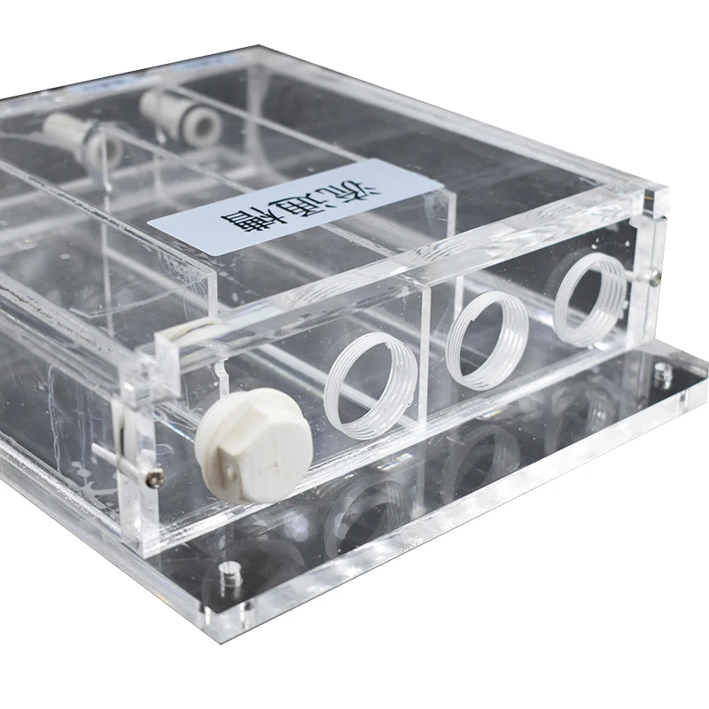 Acrylic Flow Cell Is Used For Installing Ph Residual Chlorine Dissolved Oxygen Conductivity Sensor And Electrode