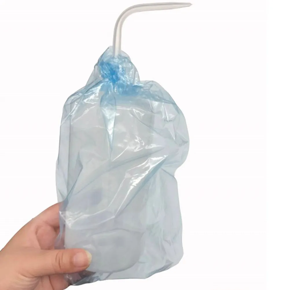 

250Pcs Wash Bottle Bags Disposable Protective Covers for Bottles Transparent Shield Covers Bottle Bag