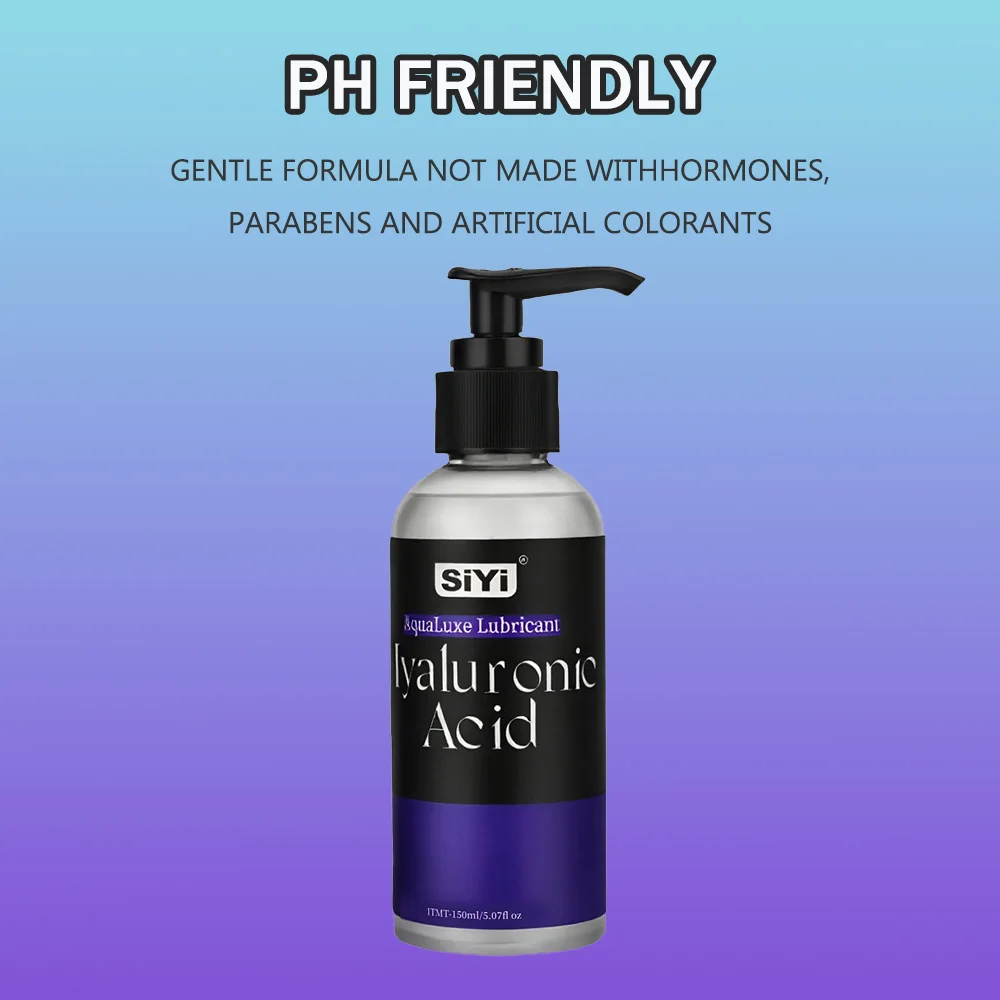 50 مل / 150 مل زيوت التشحيم المائية بحمض الهيالورونيك - غير لزجة، آمنة للواقي الذكري، لطيفة للبشرة الحساسة للأزواج التشحيم الجنسي #5