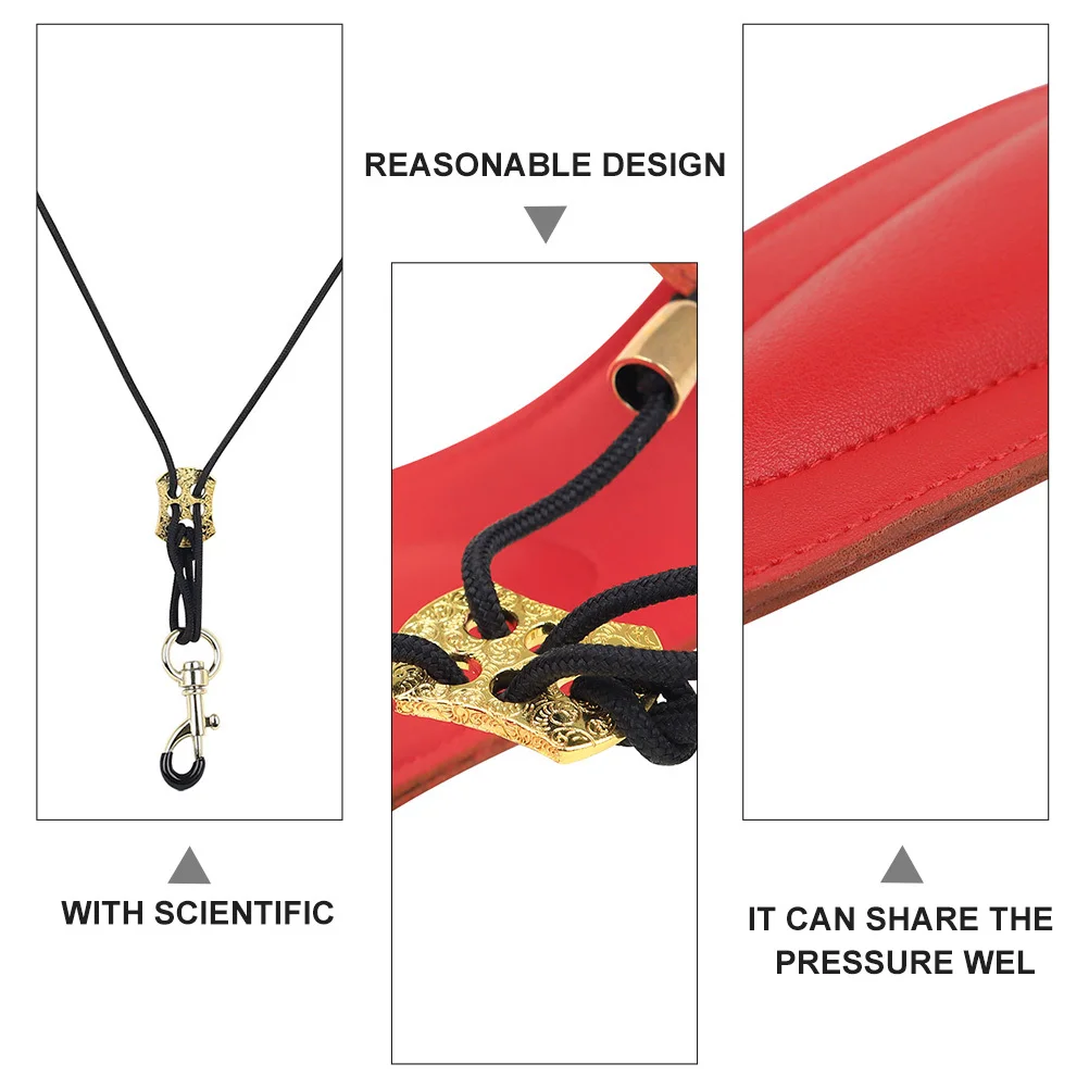 

Adjustable Saxophone Neck Strap Metal Hook Comfortable Pressure Sharing Easy Use Scratch-Proof Saxophone Replacement