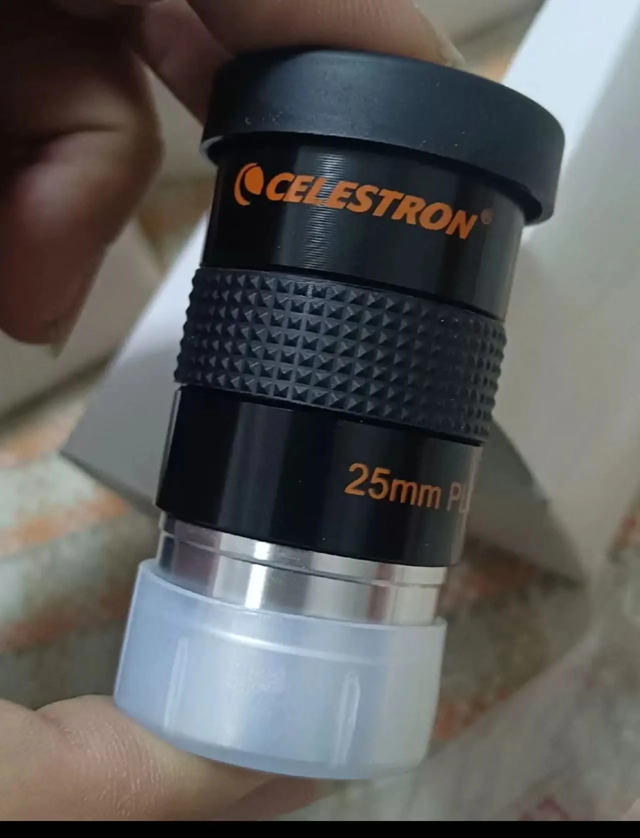 Celestron 1.25-inch red letter 25mm eyepiece Large lens multilayer wide-band green film PLprocin eyepiece