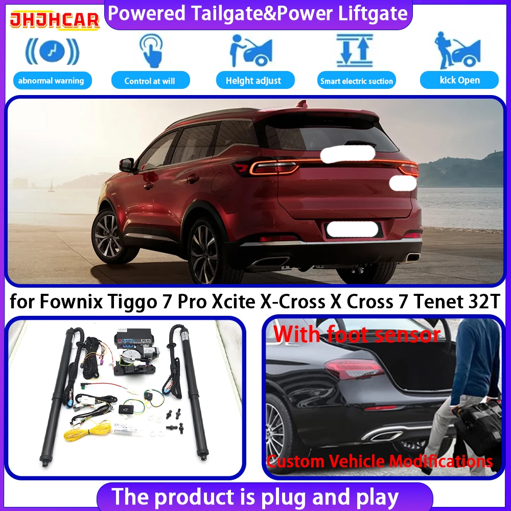 JHJHCAR for Fownix Tiggo 7 Pro Xcite X-Cross X Cross 7 Tenet 32T Smart Electric Powered Tailgate Power Liftgate Tailgate System