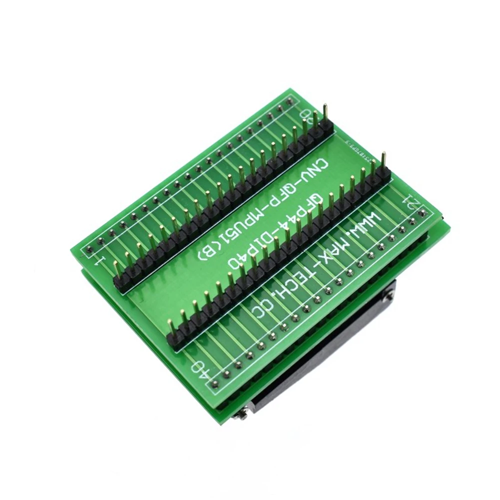 TQFP44 to DIP40 Burning Socket Chip Programmer TQFP44 Adapter Socket Dip40 Qfp44 ATMEGA16