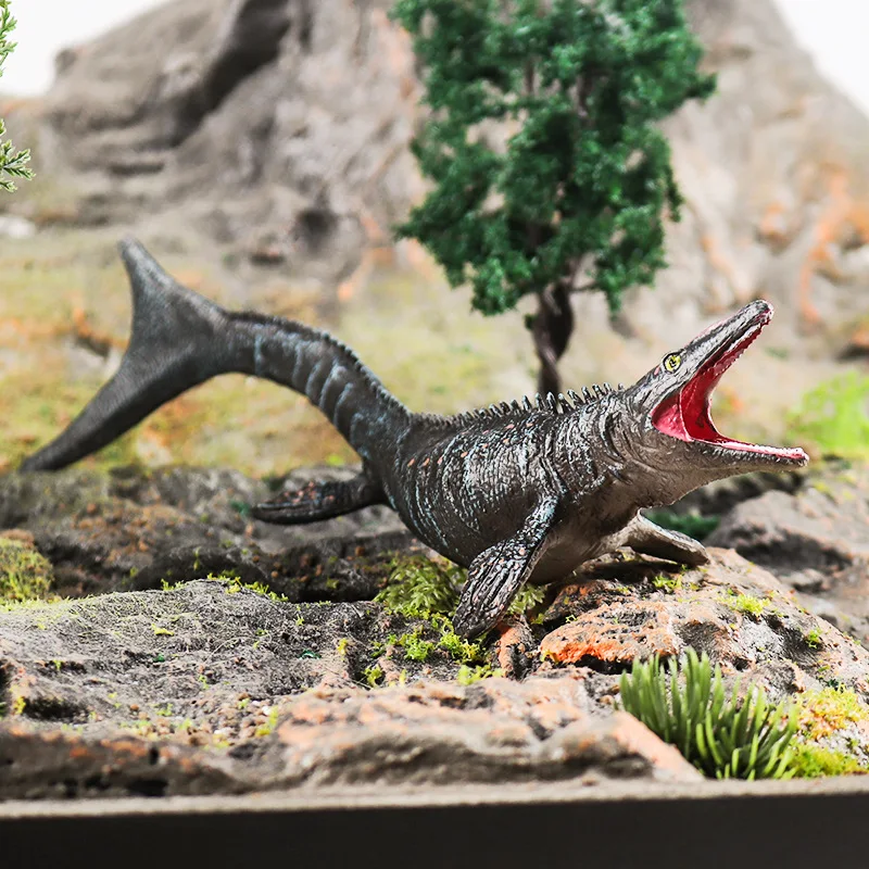 Figurine de Simulation Jurassic World Ocean, modèle d'animal, Mosasaurus, décoration d'ameublement solide, jouet d'action, cadeau pour enfants