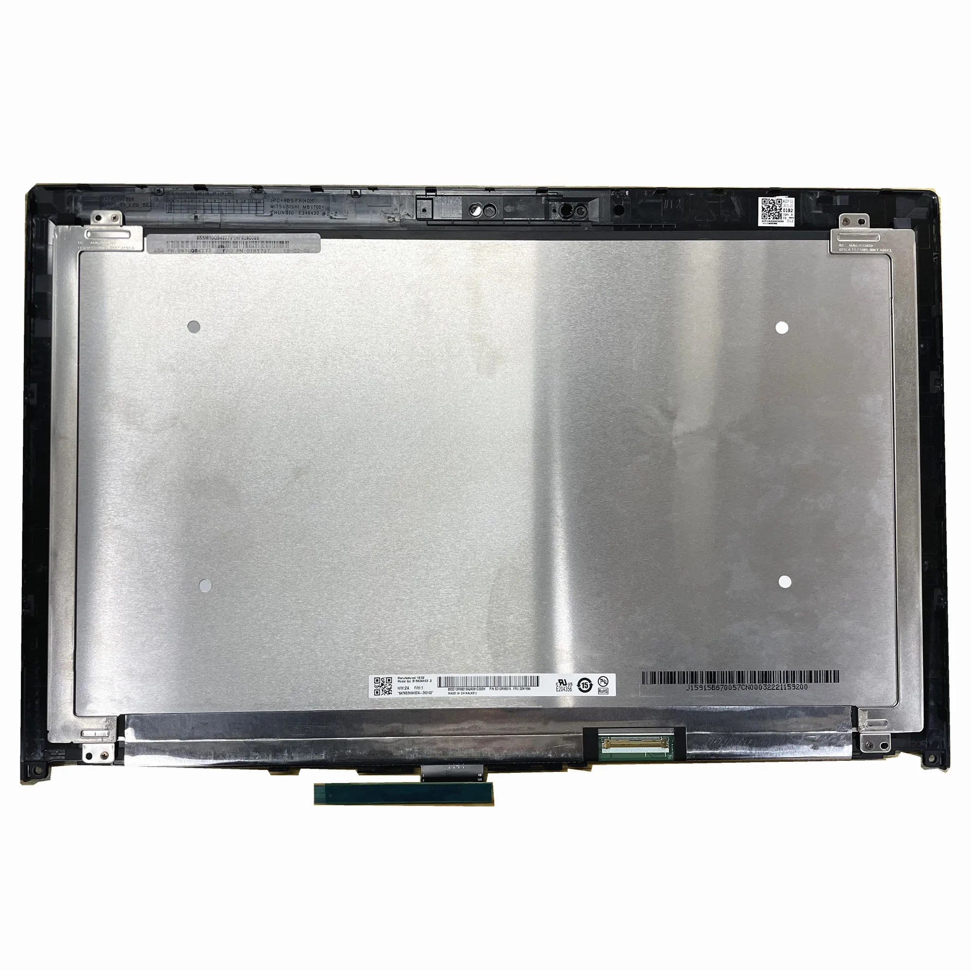 

B156ZAN03.2 15.6'' Laptop LCD Display Touch Screen Assembly For Lenovo Thinkpad P52 With frame 3840*2160 EDP 40 Pins