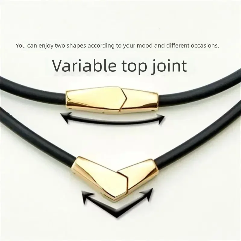New Minimalist Metal Choker Necklace, Trendy Design, Couple Style, Unisex, Simple All-Match Jewelry