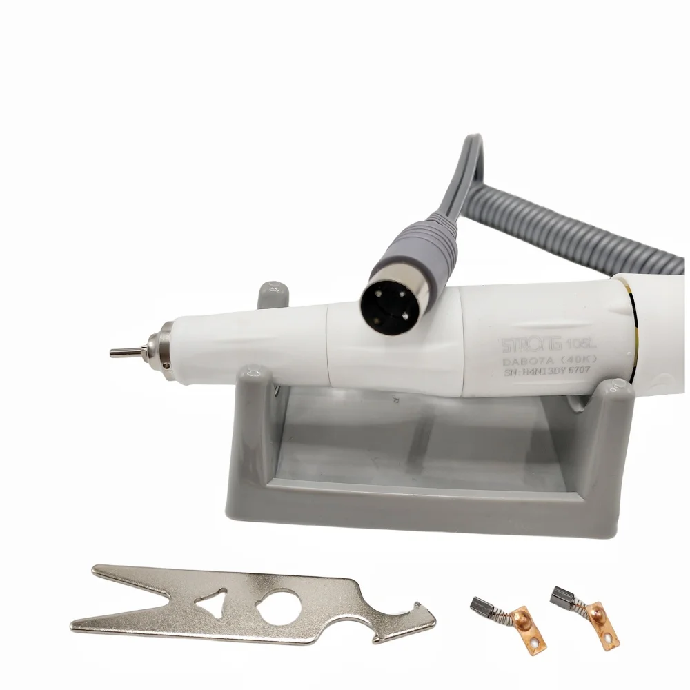 Taladro de uñas con fresa de 40 K, 105 L, pieza de mano para máquina eléctrica de manicura y pedicura Marathon STRONG 210, mango pulidor.