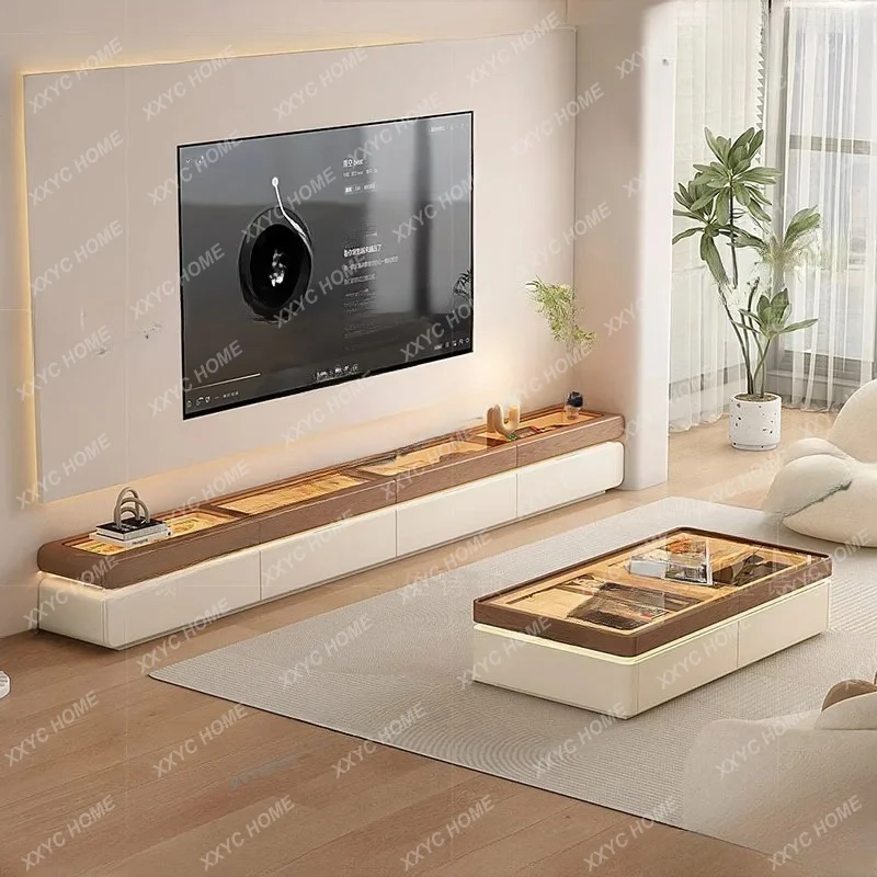 XXDrawers  Tv Stands Wood Living Room Mobile Modern Display Luxury Storage Tv Table Universal Trendy Furniture