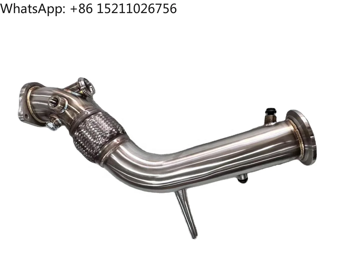 Stainless Steel Exhaust Down Pipe for B MW F10 LCI, F11 LCI, F07 GT LCI 530dx 535dx N57N N57Z 12-17 245-313PS