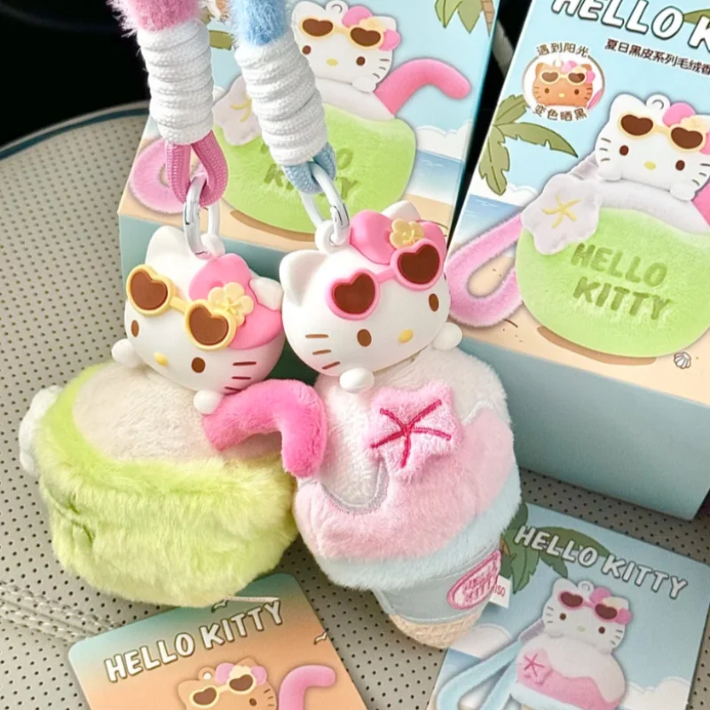 กล่องของเล่นสุ่มลายคิตตี้ซีรีส์ผิวสีดำ กลิ่นหอม สไตล์ใหม่ล่าสุด ของสะสมการ์ตูนน่ารักสำหรับเด็กผู้หญิง เป็นของขวัญ