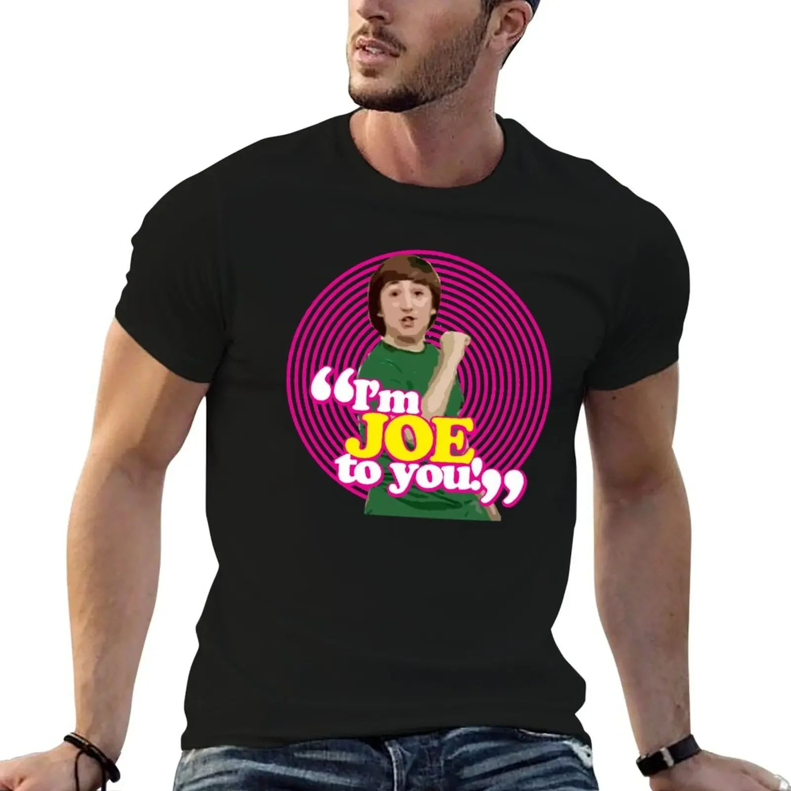 ¡Soy Joe a ti! - Camiseta rosa de molino de viento para niños, top de verano, cosas de anime, camisetas ajustadas para fanáticos de los deportes para hombres