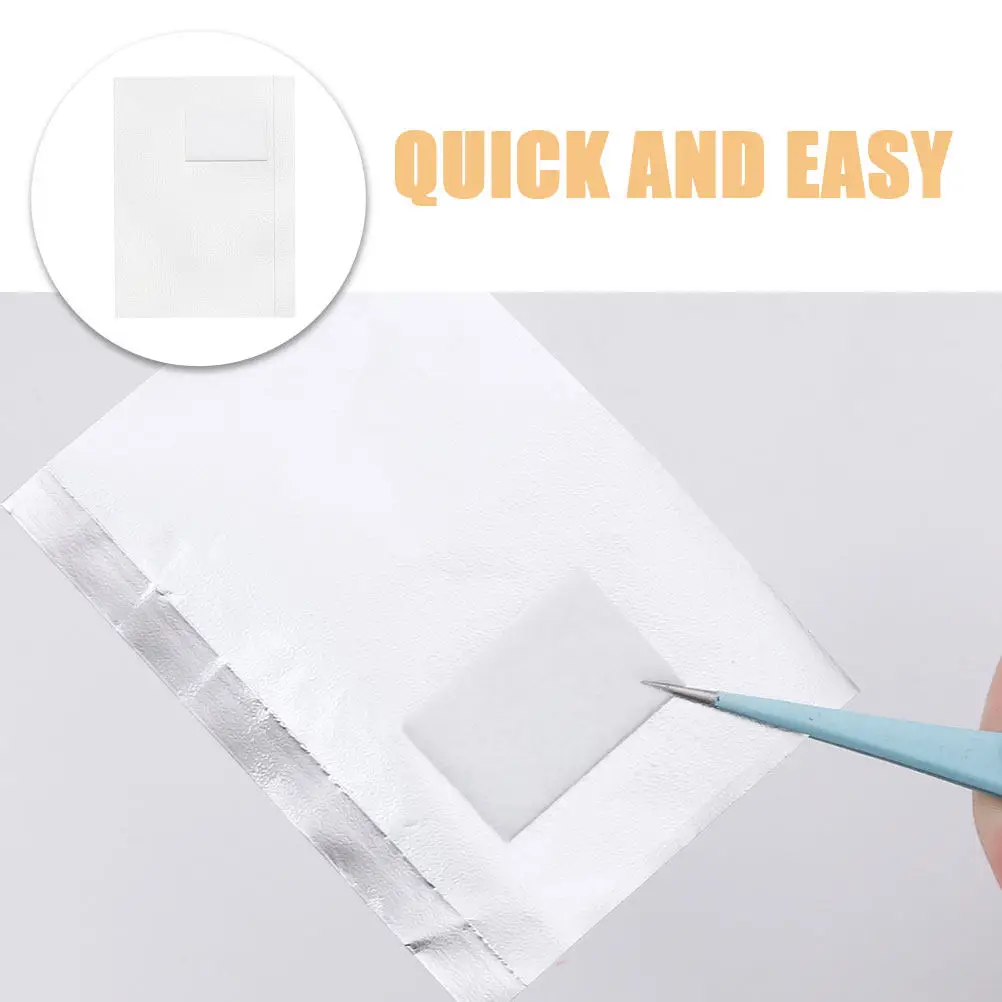 100Pcs Foil Wraps for Nail Removal with Cotton Pads Soak Off Gel Polish Remover Kit Easy Clean Healthy Nail Polish Removal Tool