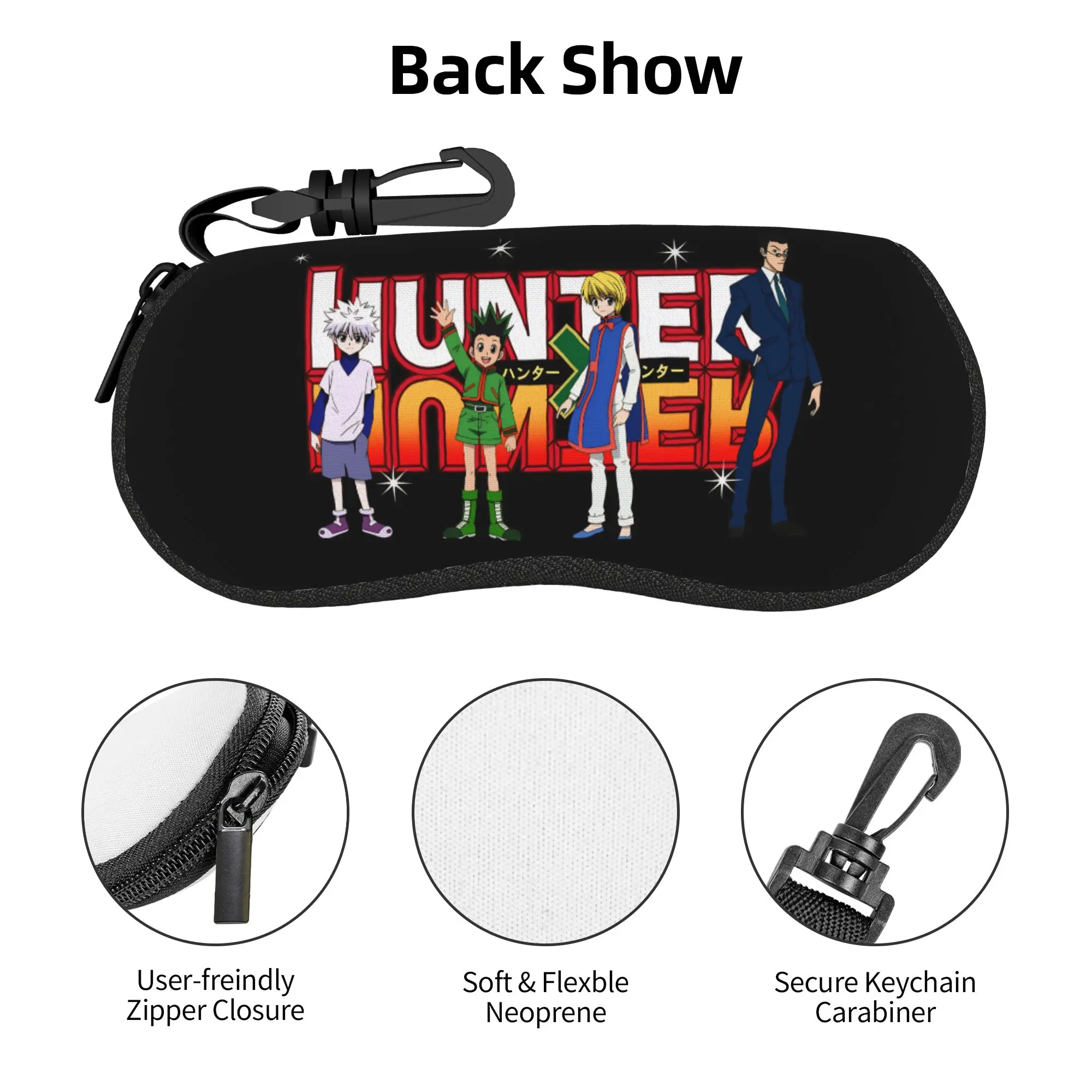 

Leorio Paradinight Kurapika Hunter Glasses Case Stylish Killua Zoldyck Shell Eyeglasses Case Sunglasses Box