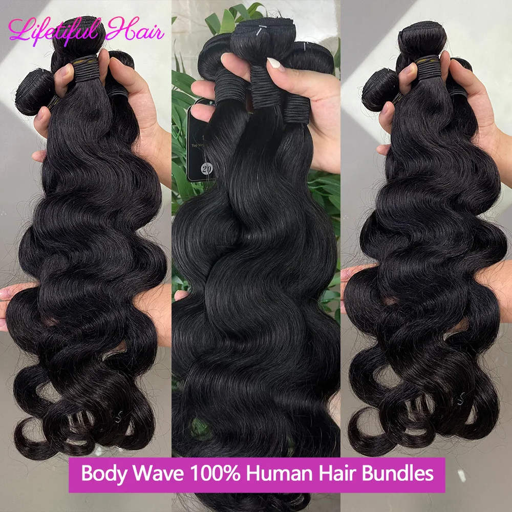 12A مزدوجة تعادل الشعر البشري حزم 24 بوصة الجسم موجة حزم 100% الشعر البشري الفيتنامية حزم الشعر الخام شعر مستعار بشري