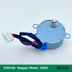 New 35BYJ46 Stepper Reduction Motor DC 12V Four Phase Five Wire Air Conditioning Fan Left and Right Swinging Head Motor