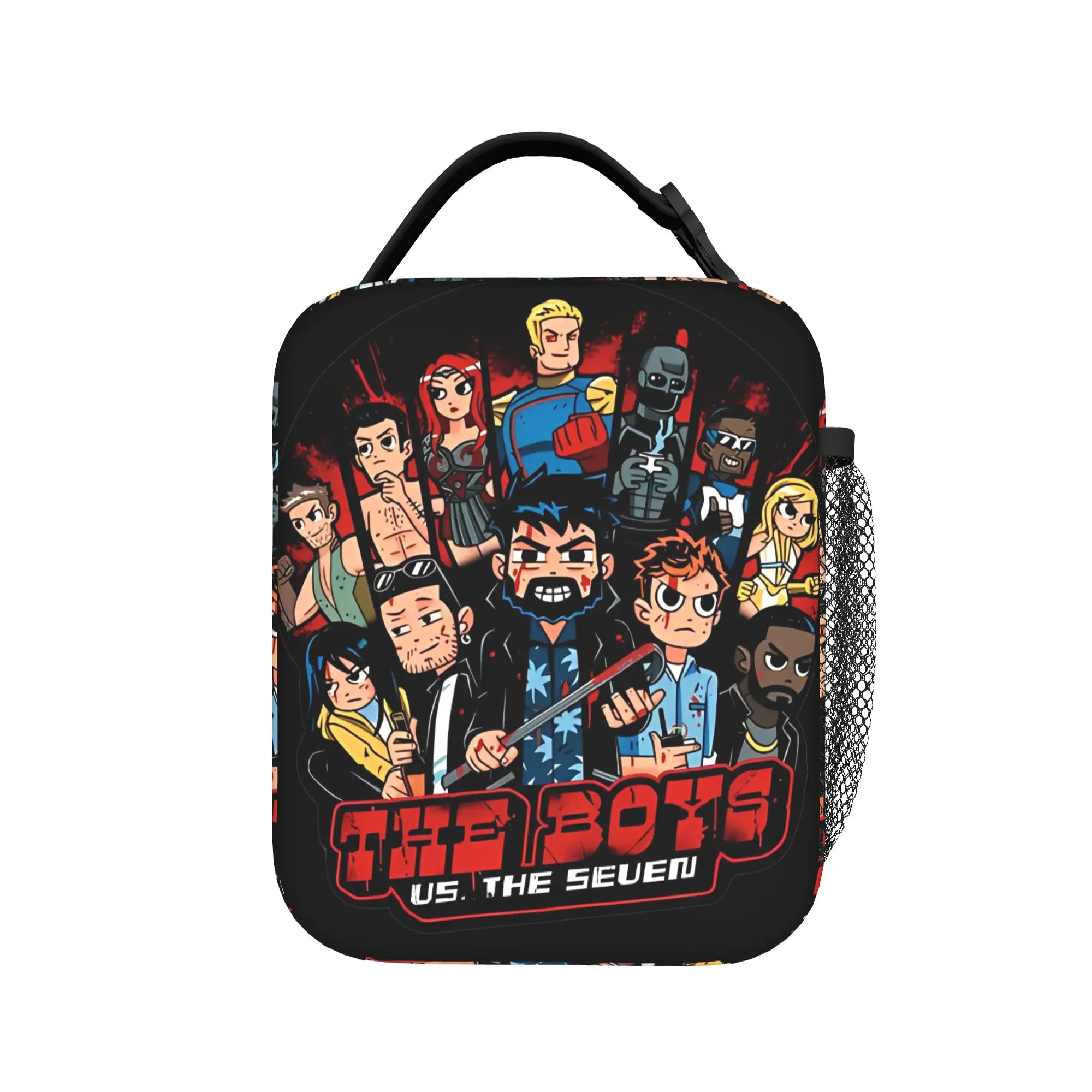 Scott Pilgrim Vs The world meet THE BOYS Insulated Lunch Bag Meal Container Cooler Bag Lunch Box Tote School  Travel Food Bag