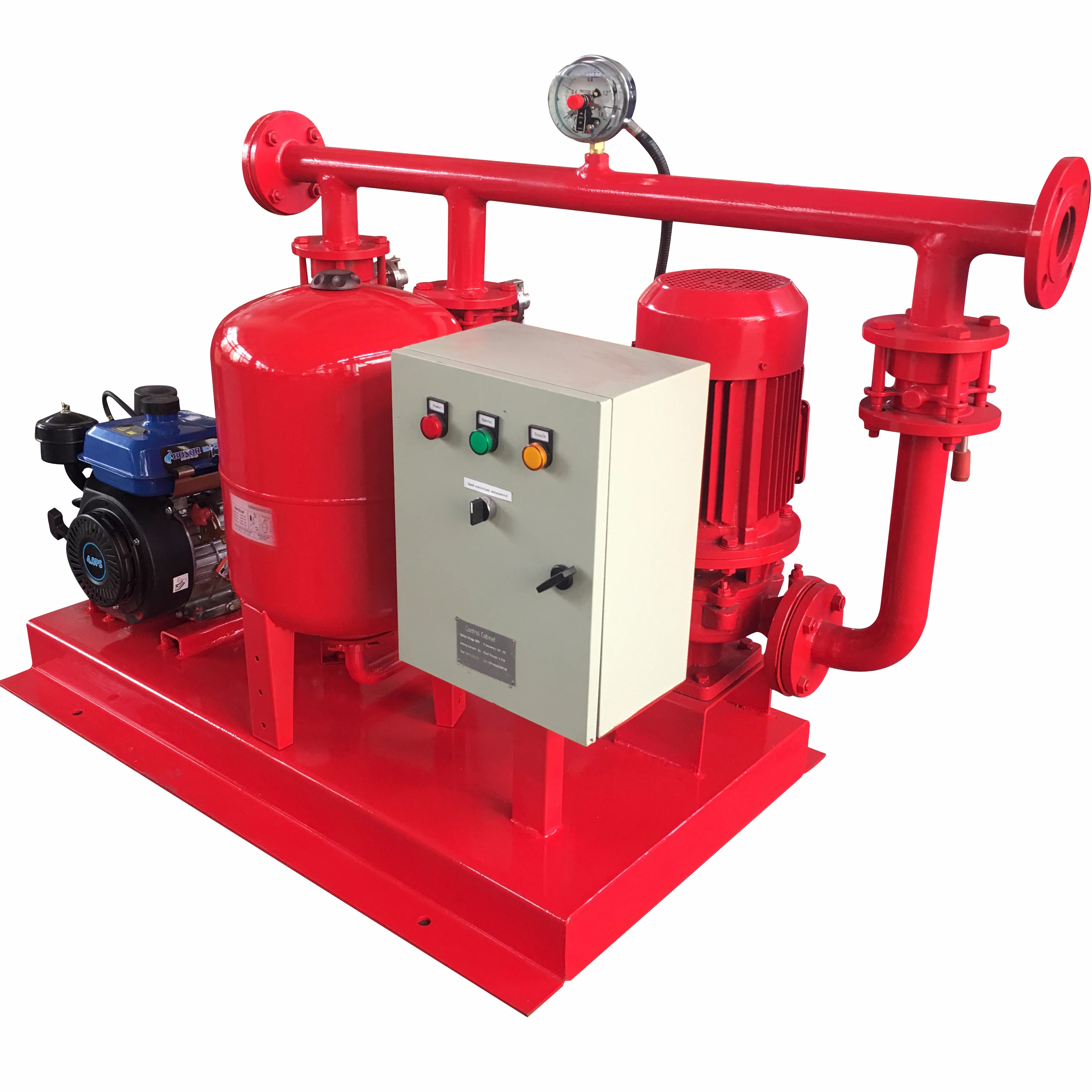 Horizontal Multi-Stage Fire Hydrant Pump Diesel Engine Fire Pump
