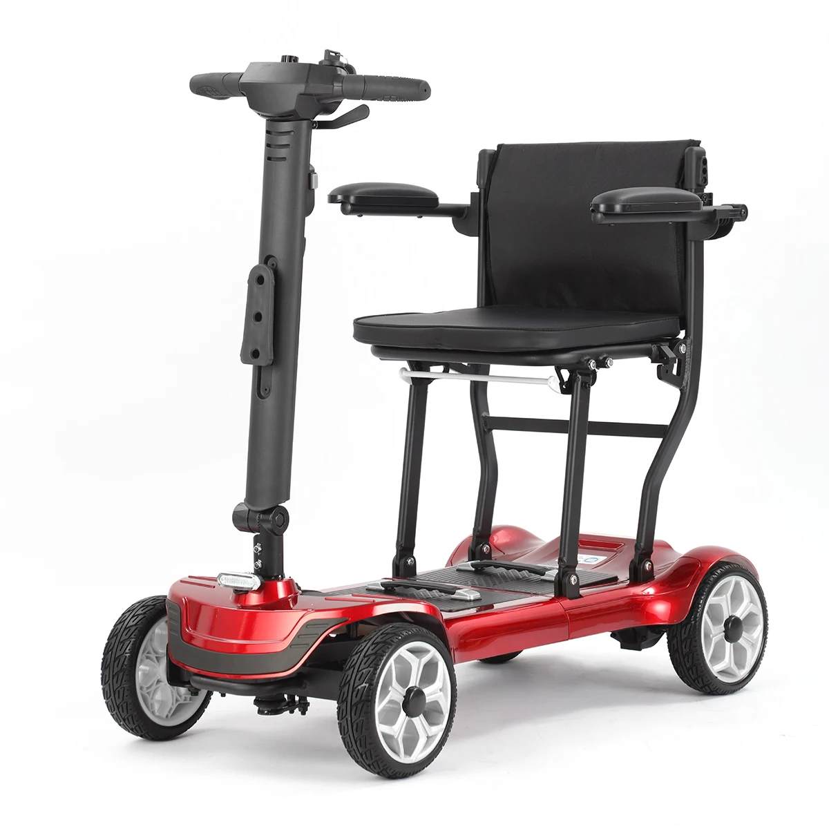 The Popular Four-wheeled Electric Mobility Scooter From the Chinese Brand Baichen Is Suitable for Adults