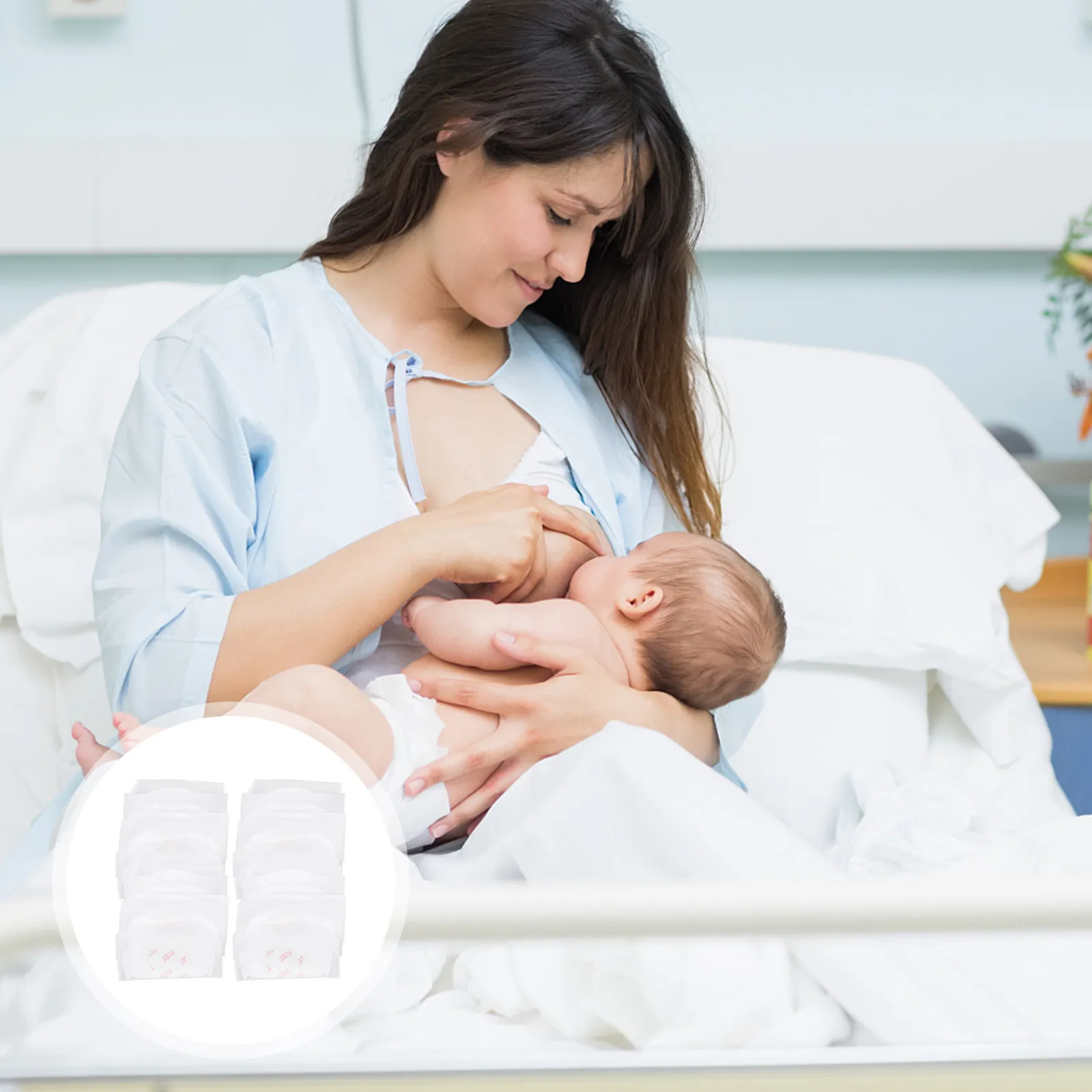 

50Pcs Disposable Nursing Breast Pads High Absorption Breathable Leakproof Anti-Overflow Maternity Breastfeeding Pads Comfortable