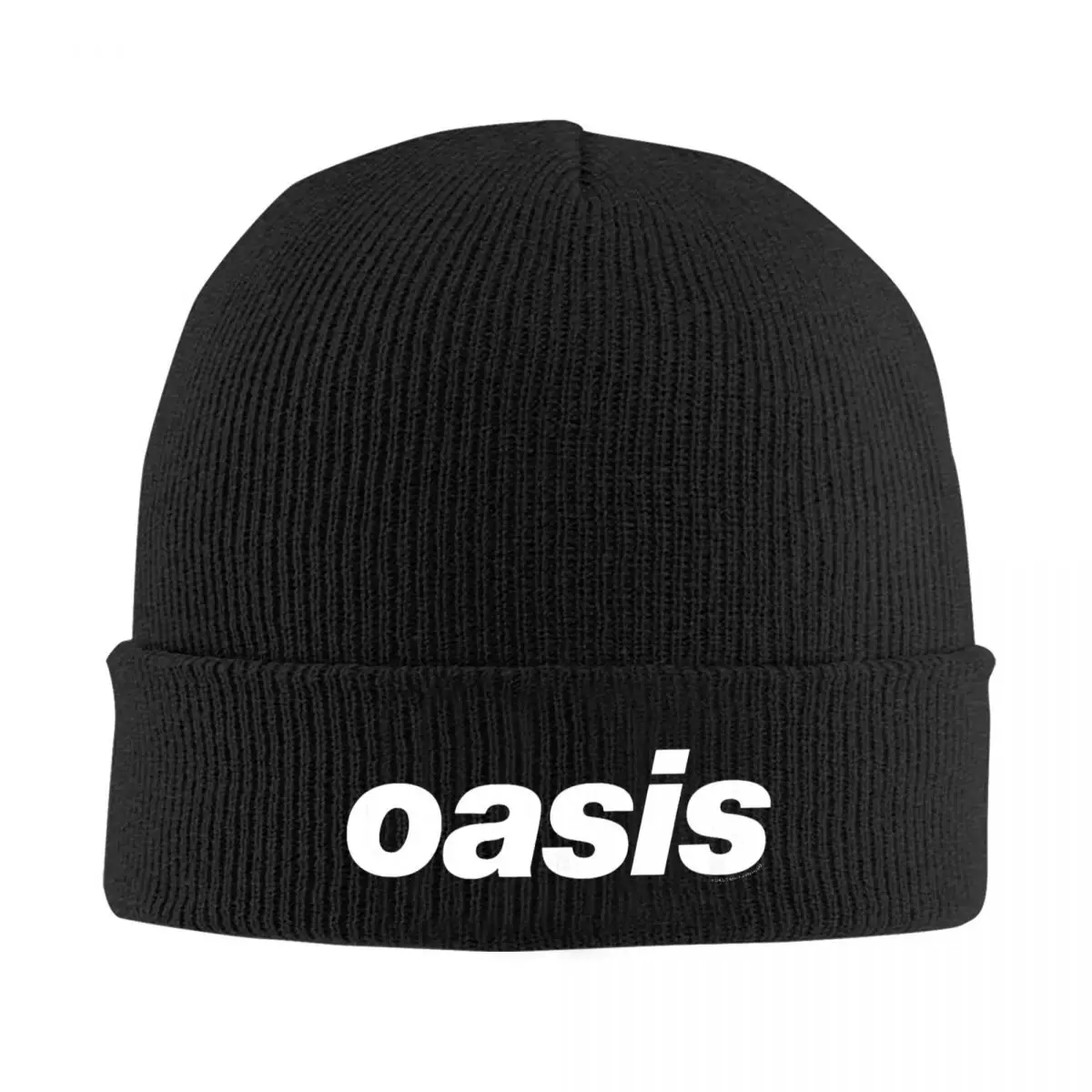 Oasised White Logo Hats Autumn Winter Beanie New Caps Unisex Knitted Hat