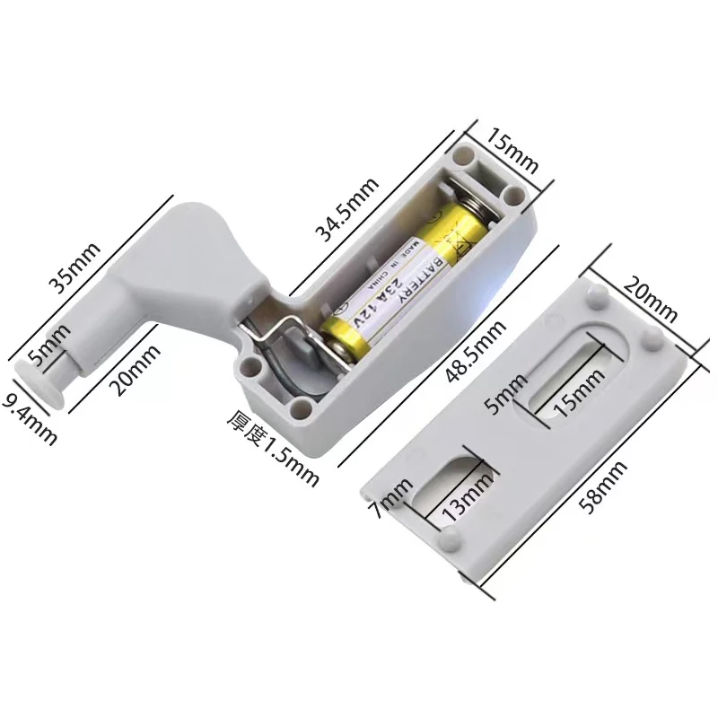 1 sztuk-10 sztuk LED wewnętrzna lampa zawias szafka indukcyjna szafa szafka światła z czujnikiem ruchu sypialnia kuchnia oświetlenie nocne do szafy