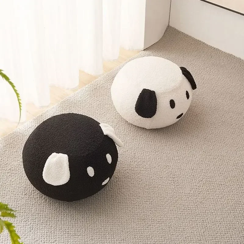 

LCute Cartoon Animal Stool For Kids Outdoor Indoor Soft Small Chair Room Furniture Decorative Stools Doorway Ottoman Furniture