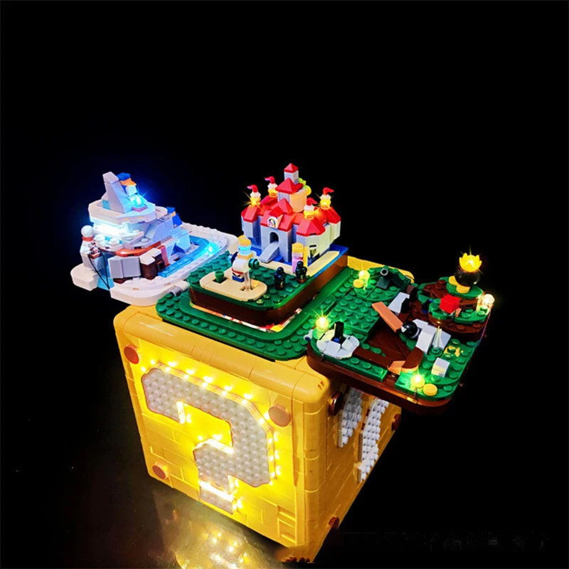 Light Kit For 71395 Super Mario 64 Question Mark Block (Only Lighting Inlcuded)