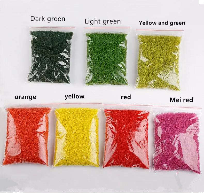 Simulation model of tree powder leaves materials a variety of colors 30g