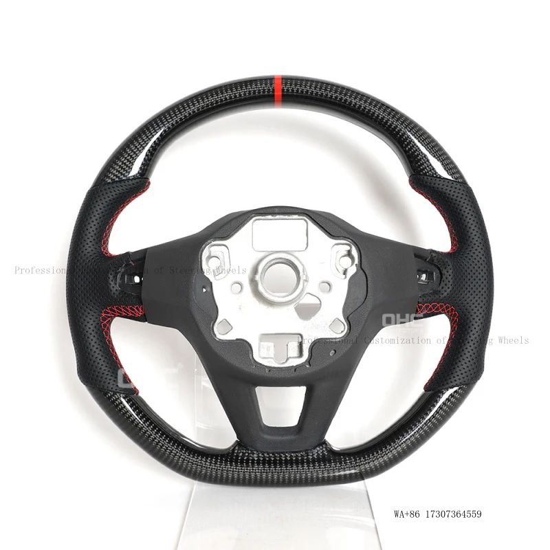 Suitable for 20-25 Volkswagen Golf 8 MK8 golf/gti carbon fiber steering wheel modification and upgrade