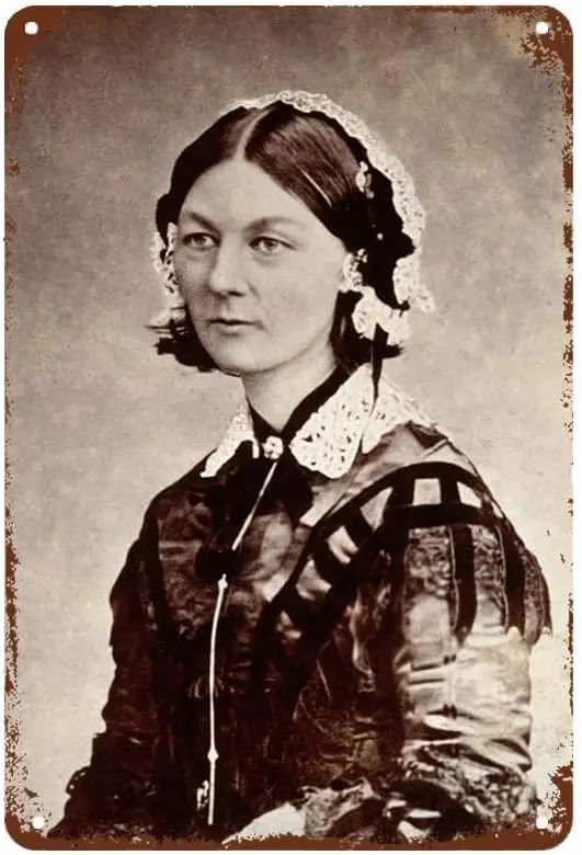 Metal Tin Sign Painting Florence Nightingale Vintage Nurse Poster Wall Decoration Art Posters Vintage Gifts Metal Tin Paint s