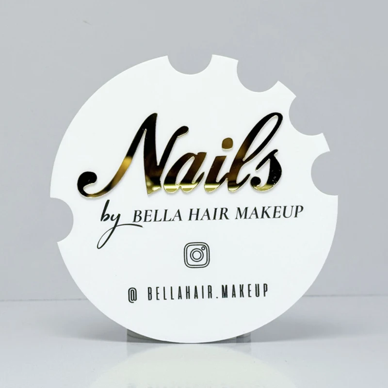 

Custom Heart Nail Technician Beauty Salon Prop Nailfie Prop Business Sign Business Logo Nail Artist Gift Nail Social Media sign